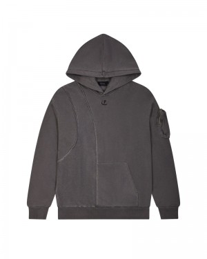 Trapstar Construct Hyperdrive Hoodie Black | XVYK03147