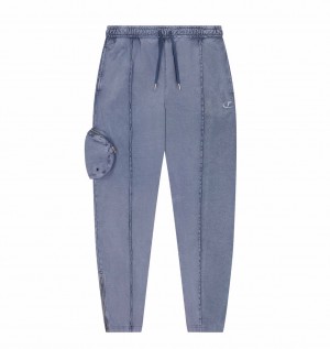 Trapstar Construct Hyperdrive Jogging Bottoms Blue | HFUQ59738