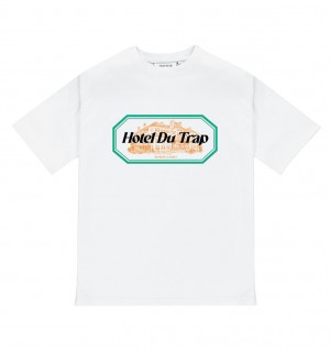 Trapstar Hotel Du Trap Tee White | IWFU40768