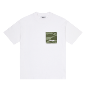 Trapstar Hyperdrive Pocket Tee White/Tiger Camo | KHQE65910