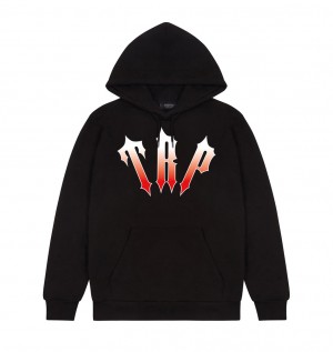 Trapstar Irongate TRP Hoodie Black | FYNU35197