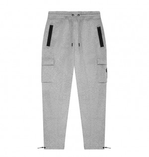 Trapstar Irongate T Trap Fleece Bottoms Grey | GNCV79345