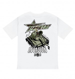 Trapstar Trap Invasion Tee White | SYBN93457