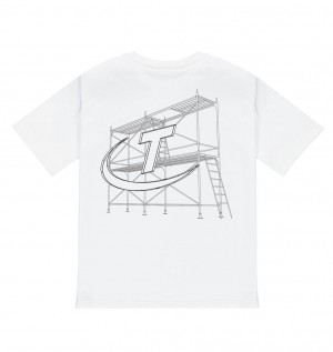 Trapstar Trapstar Hyperdrive DIY Tee White | OWQF36094