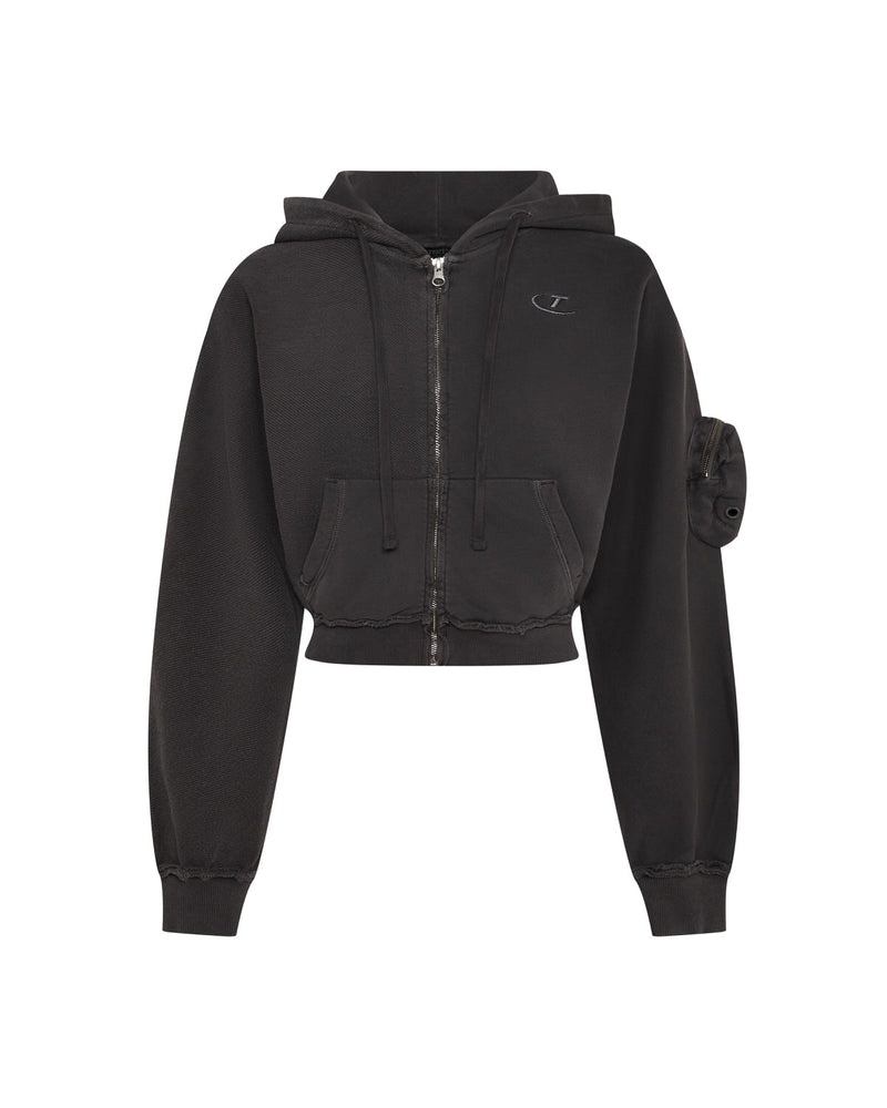 Trapstar Construct Batwing Hoodie Black | DMBQ49152