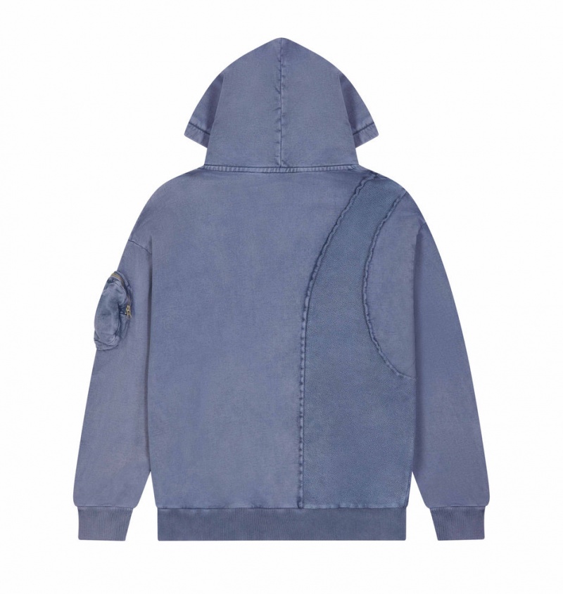 Trapstar Construct Hoodie Blue | LXAP28067