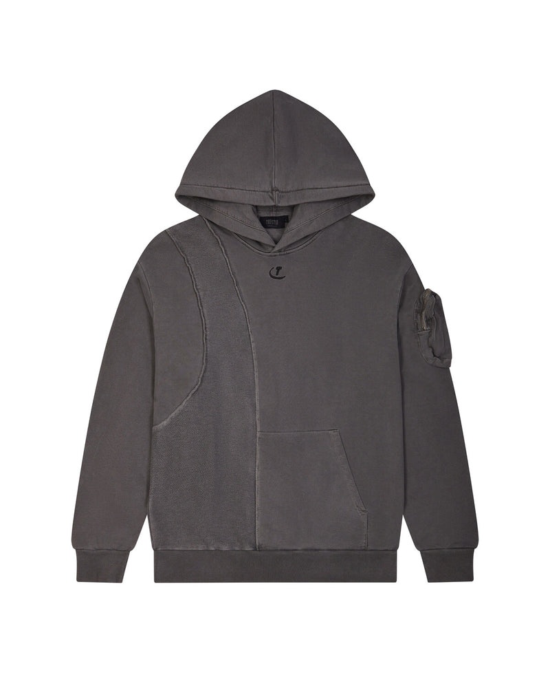 Trapstar Construct Hyperdrive Hoodie Black | DQRC62940