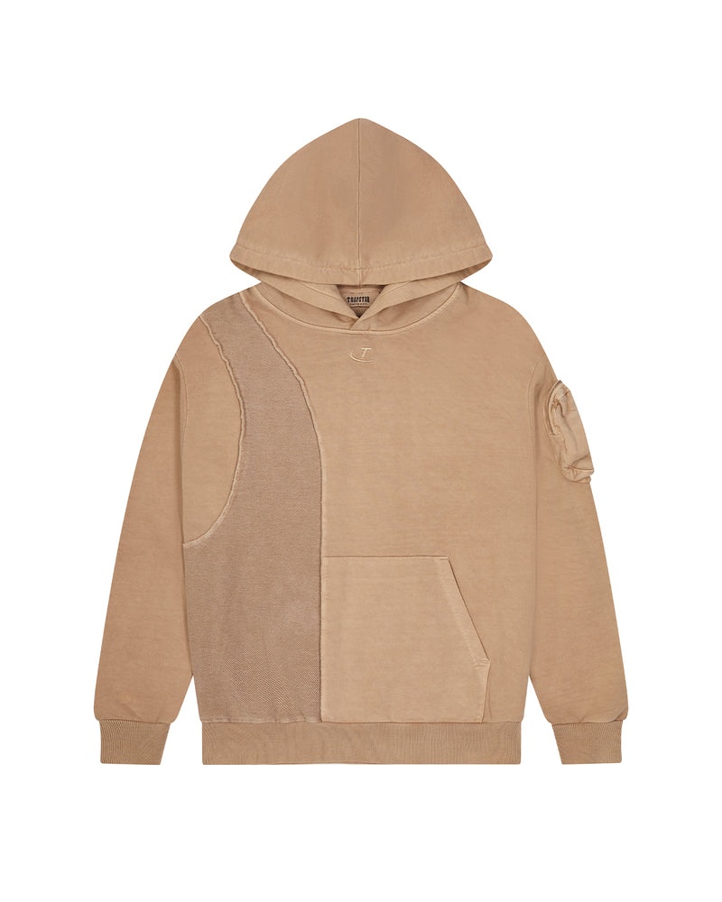 Trapstar Construct Hyperdrive Hoodie Iced Coffee | RLYZ57610