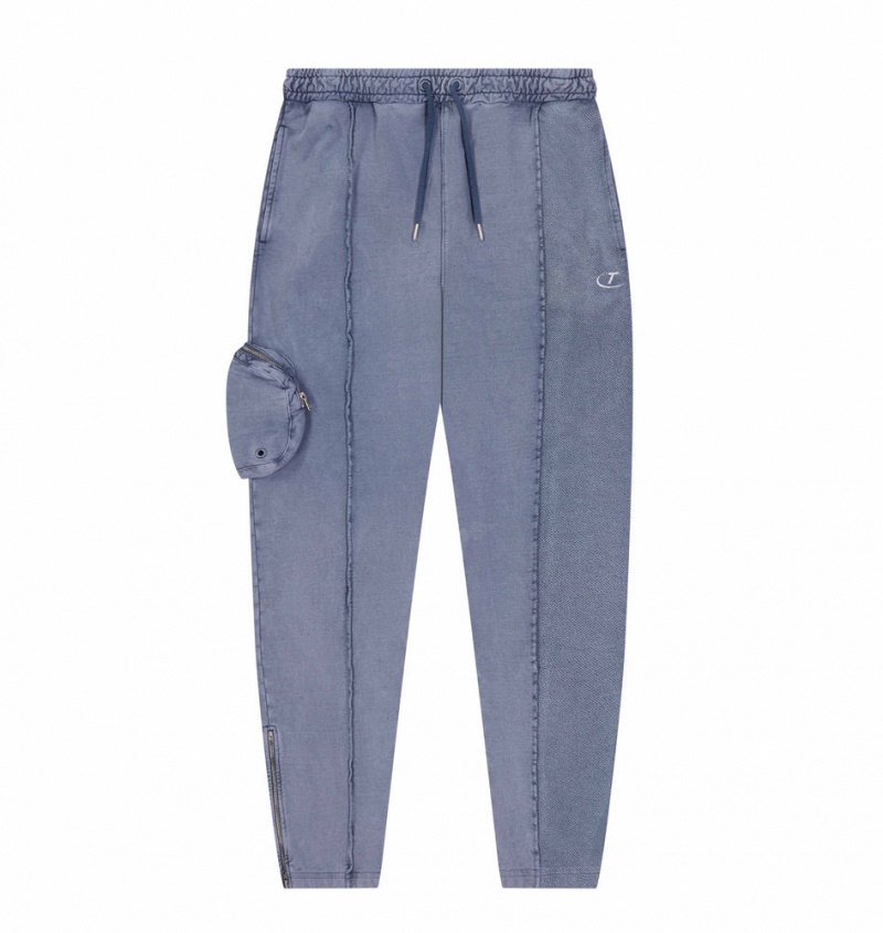 Trapstar Construct Hyperdrive Jogging Bottoms Blue | AZNX14729