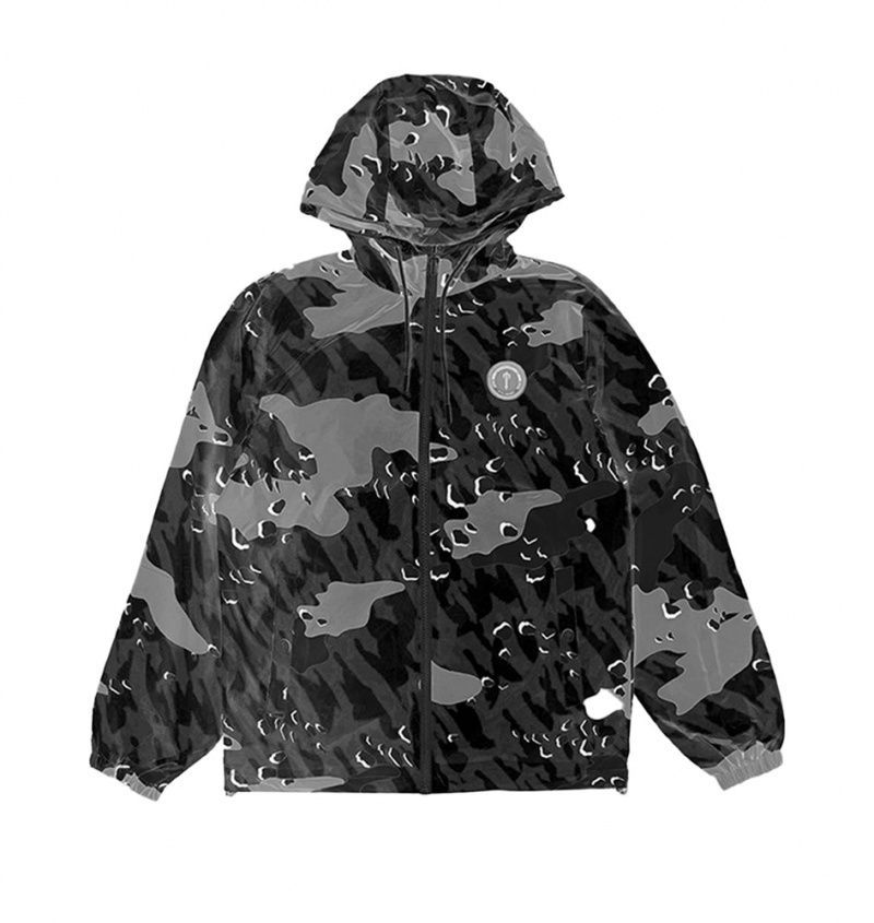 Trapstar Decoded Camo Windbreaker Black Camo | LSXW16832