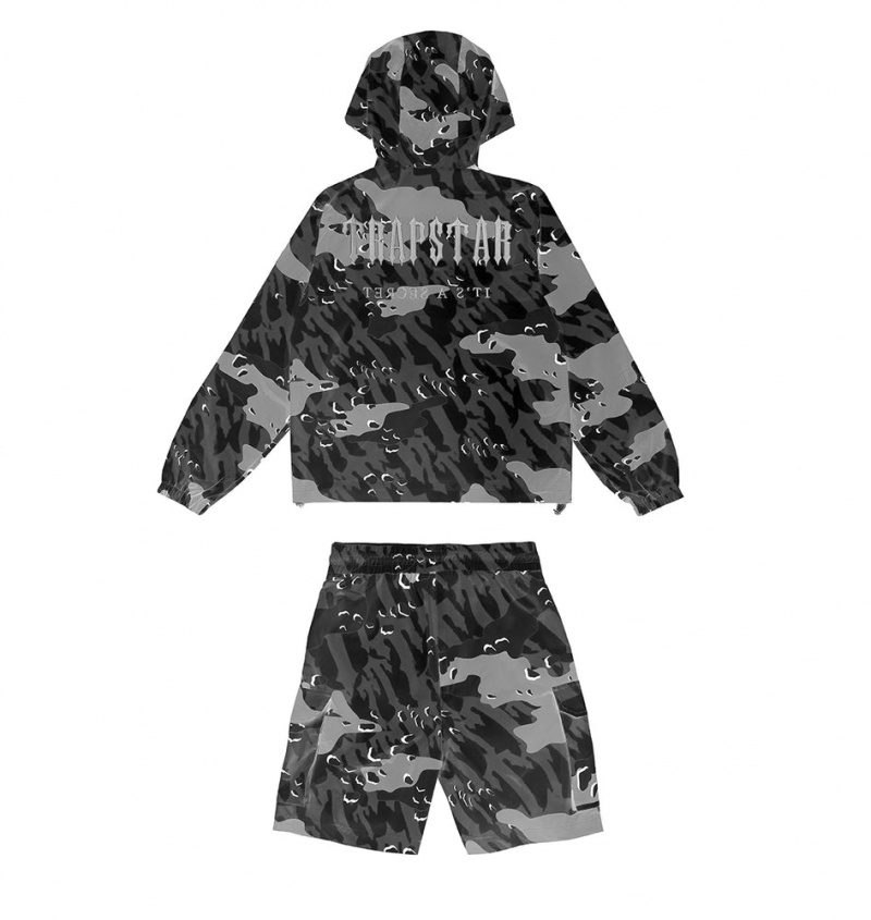 Trapstar Decoded Camo Windbreaker Black Camo | LSXW16832