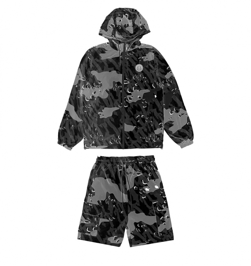 Trapstar Decoded Camo Windbreaker Black Camo | LSXW16832