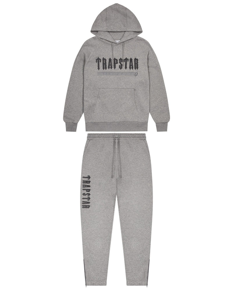 Trapstar Decoded Chenille 2.0 Hoodie Tracksuit Grey | KADH53804