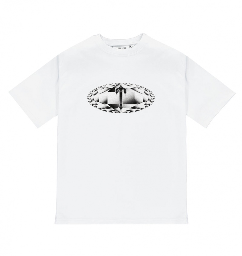 Trapstar Diamond In The Rough Tee White | RDBI25761