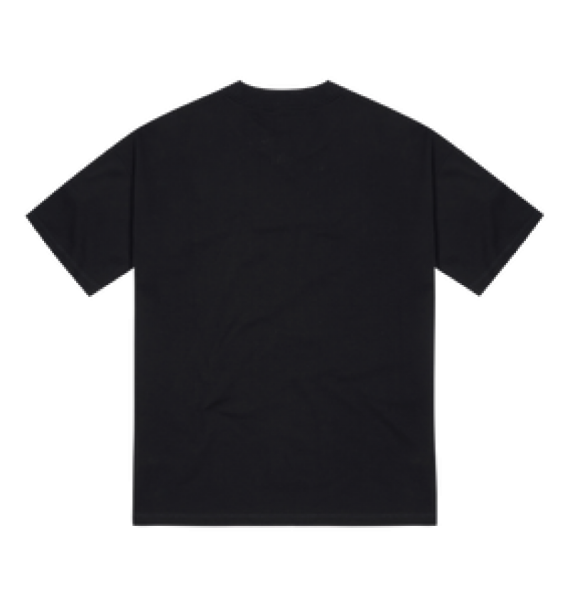 Trapstar Hyperdrive Embroidered Tee Black/Blue | KWZH54201