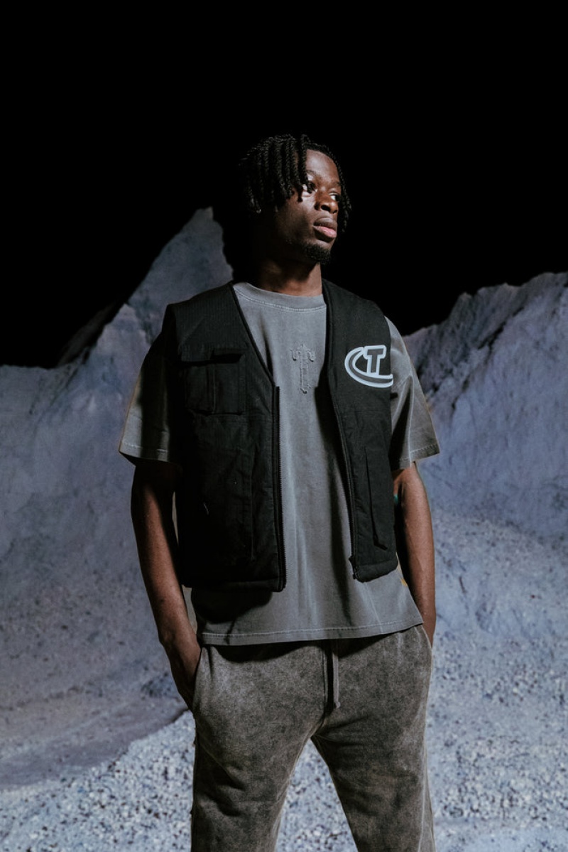 Trapstar Hyperdrive Pocket Vest Black | UPBM97504