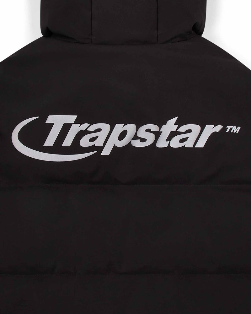 Trapstar Hyperdrive Technical Puffer Black/Reflective Logo | WJIK75492