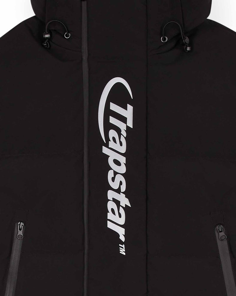 Trapstar Hyperdrive Technical Puffer Black/Reflective Logo | WJIK75492