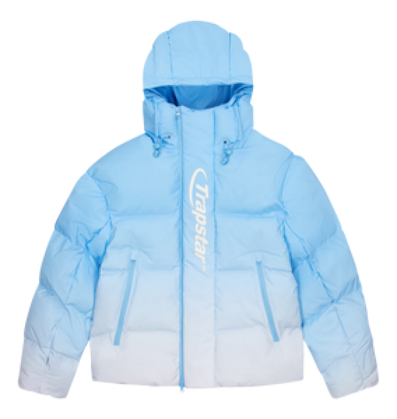 Trapstar Hyperdrive Technical Puffer Gradient Blue | JBVZ20173