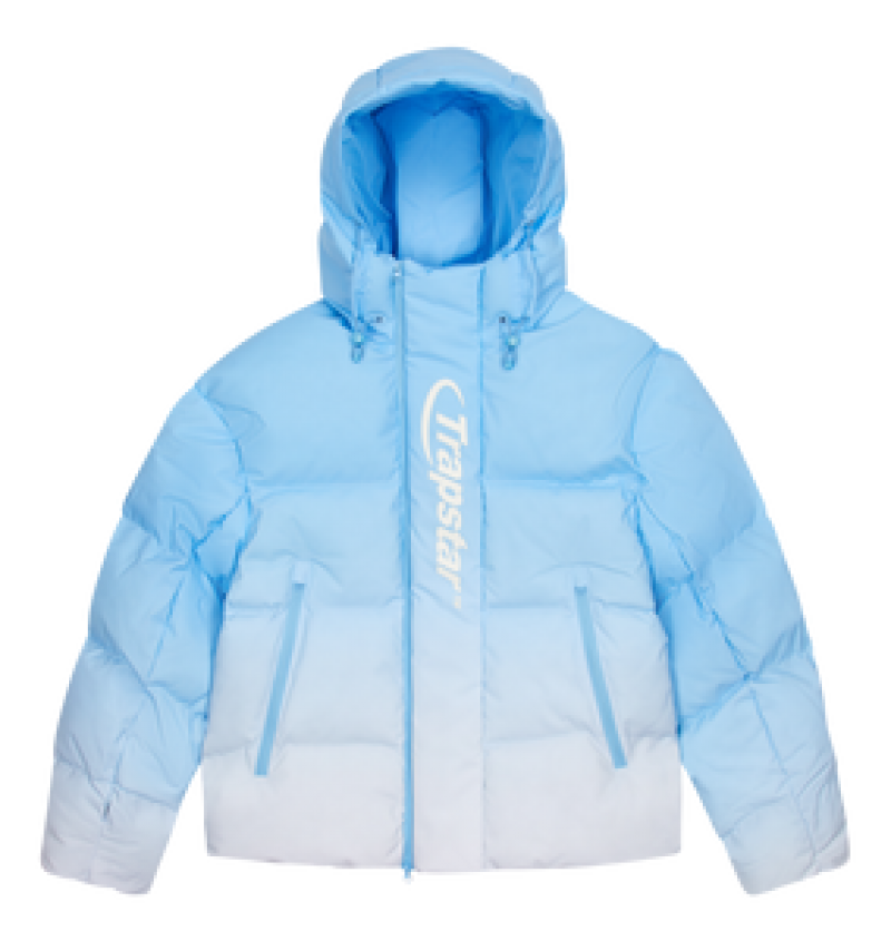 Trapstar Hyperdrive Technical Puffer Gradient Blue | JBVZ20173