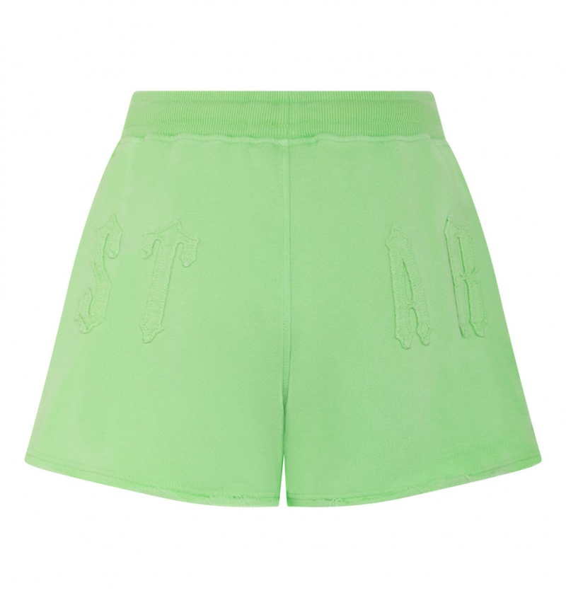 Trapstar Irongate Arch Applique Short Green | JUKQ43572