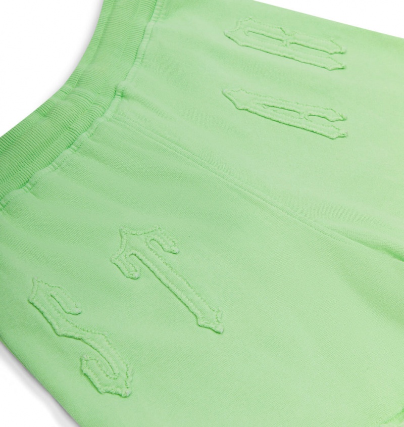 Trapstar Irongate Arch Applique Short Green | JUKQ43572