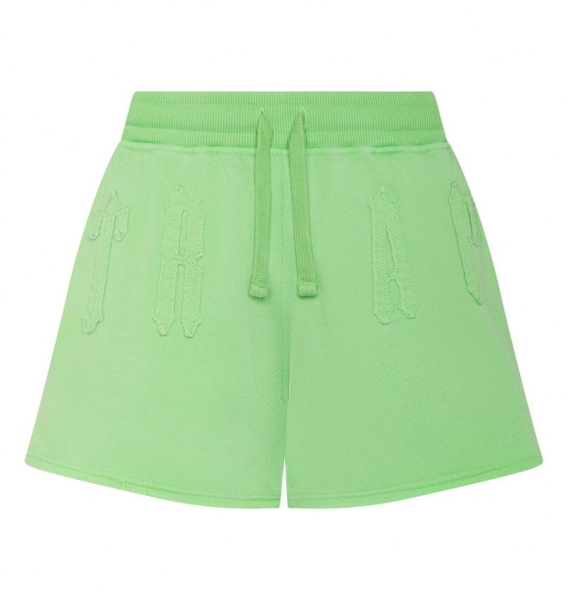 Trapstar Irongate Arch Applique Short Green | JUKQ43572