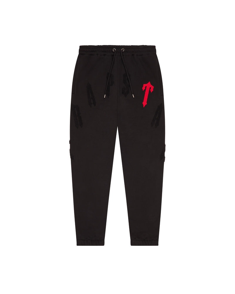 Trapstar Irongate Arch Chenille 2.0 Tracksuit Black/Red | DXVU25083