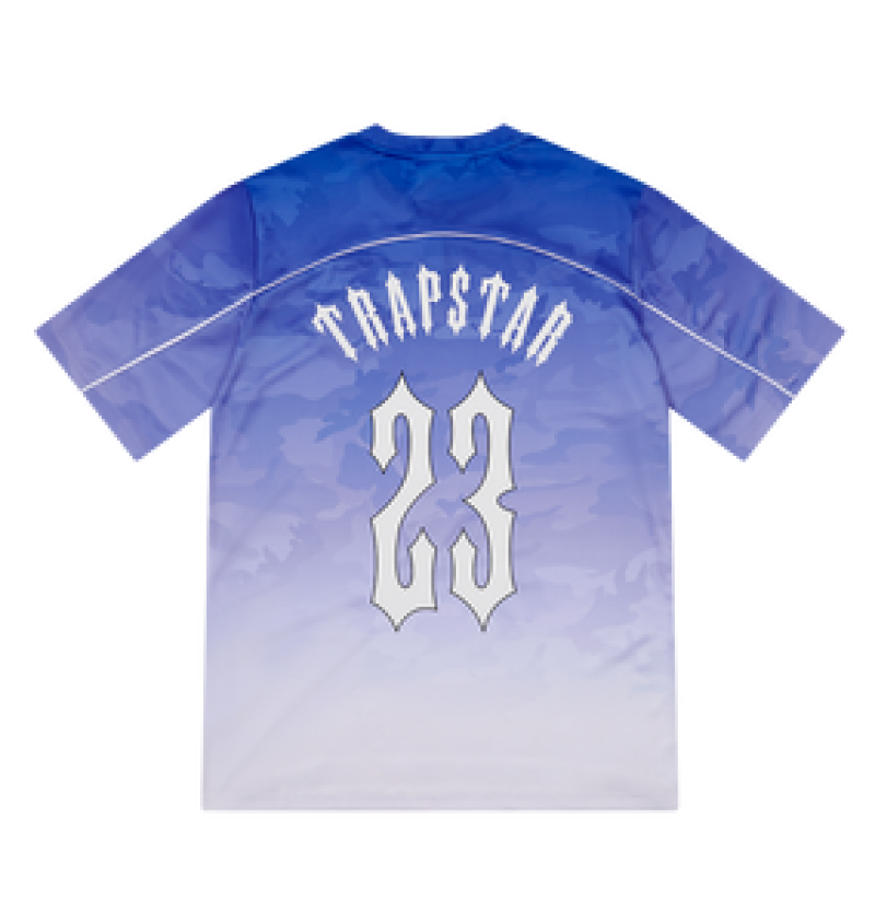 Trapstar Irongate Football Jersey Gradient Blue | SDLX53061