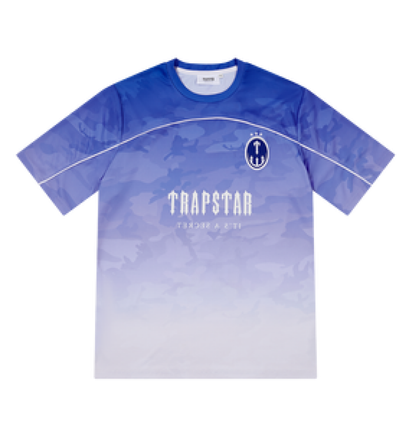 Trapstar Irongate Football Jersey Gradient Blue | SDLX53061