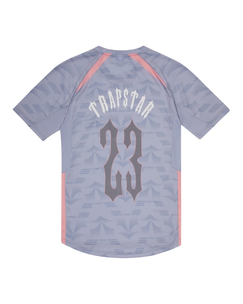 Trapstar Irongate Football Jersey Grey/Pink | PFKT24307