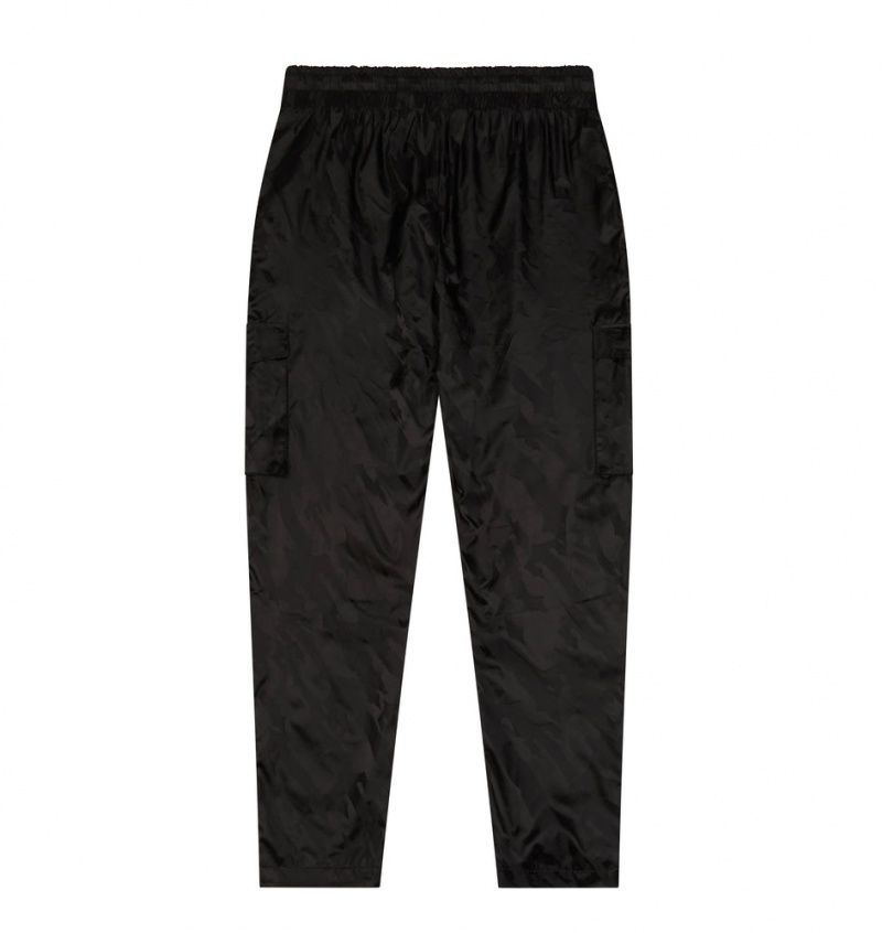 Trapstar Irongate T Jacquard Cargos Black | CKHF38014