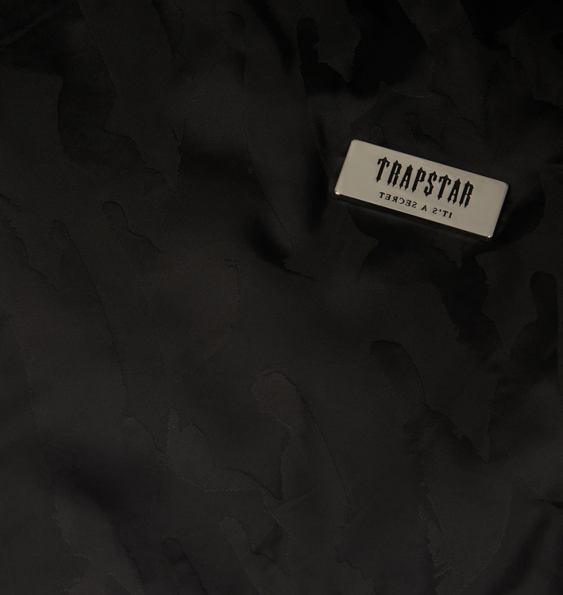 Trapstar Irongate T Jacquard Cargos Black | CKHF38014