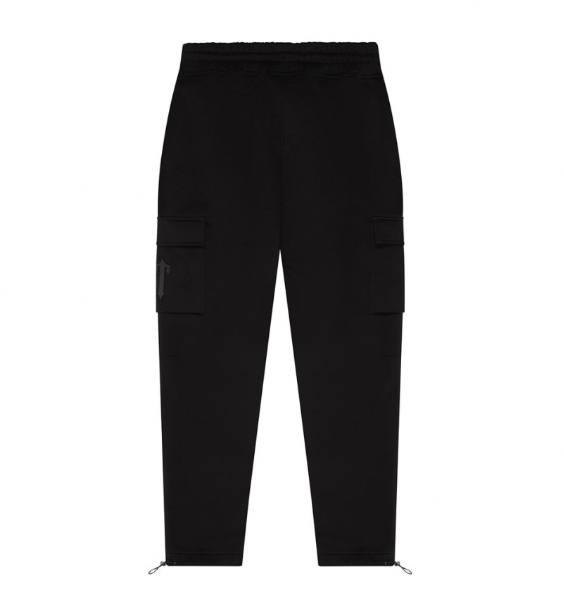 Trapstar Irongate T Trap Fleece Bottoms Black | BWRX75136