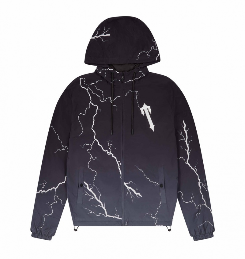 Trapstar Irongate T Windbreaker Black/Lightning Edition | IQRM62719