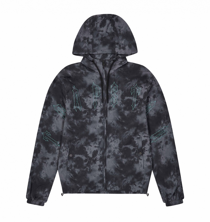 Trapstar Pigment Irongate Windbreaker Black | BKLH02371