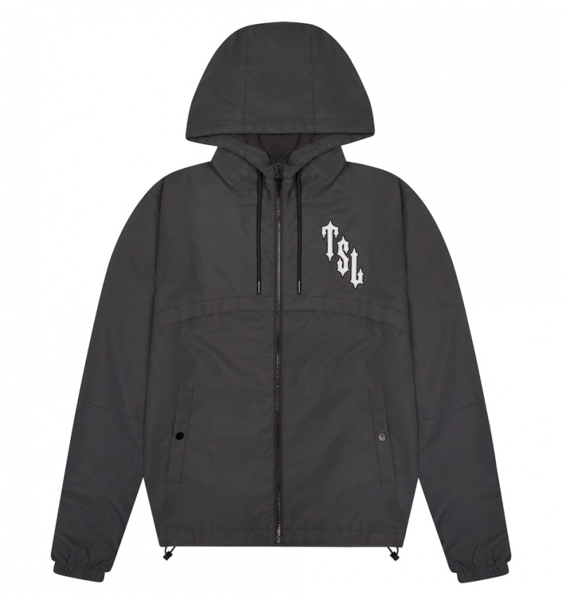 Trapstar Shooters Windbreaker Black/Reflective | GZTX21085