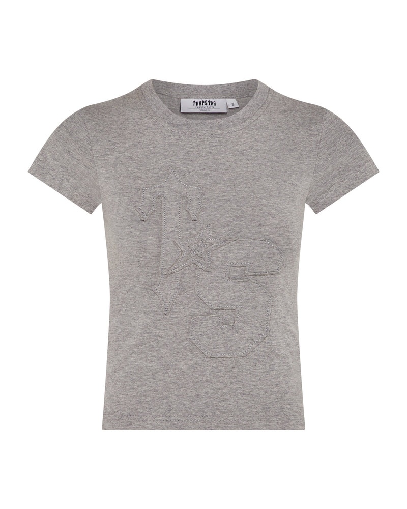 Trapstar TS-Star Applique Baby Tee Grey | WARG45107