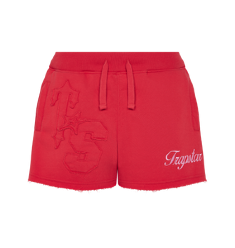 Trapstar TS-Star Shorts – Red Red | VERN15047