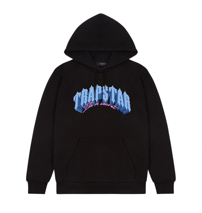 Trapstar Trap City Hoodie Black | TLCA43987