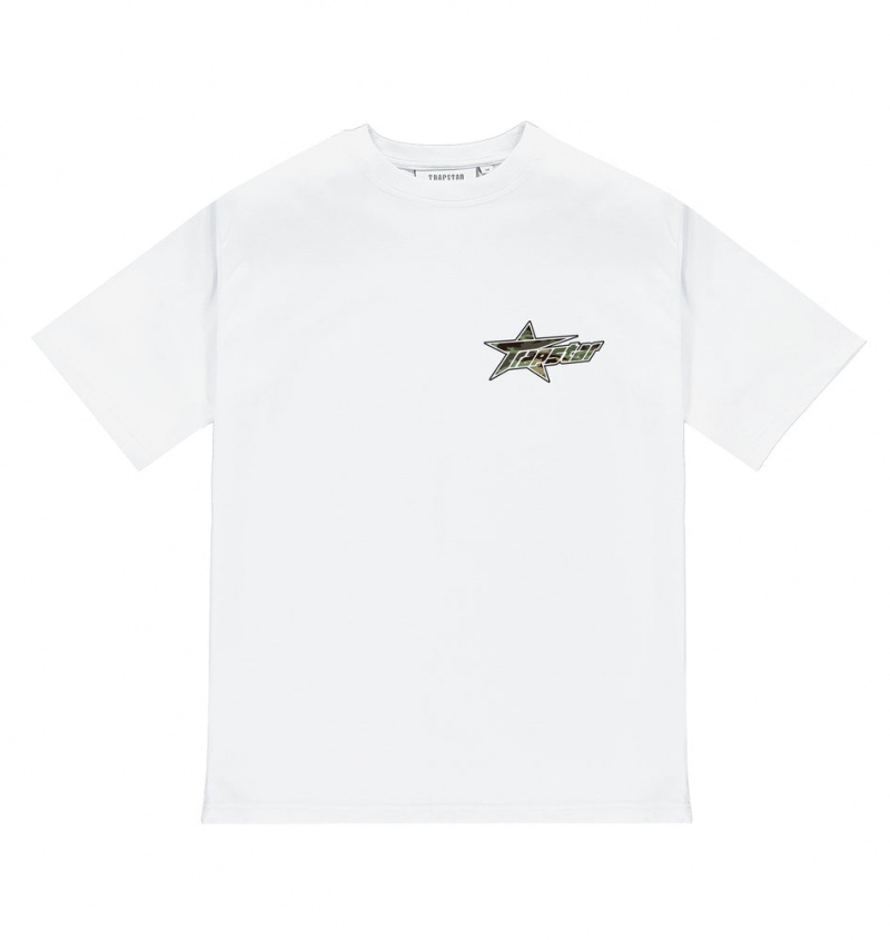 Trapstar Trap Invasion Tee White | SYBN93457