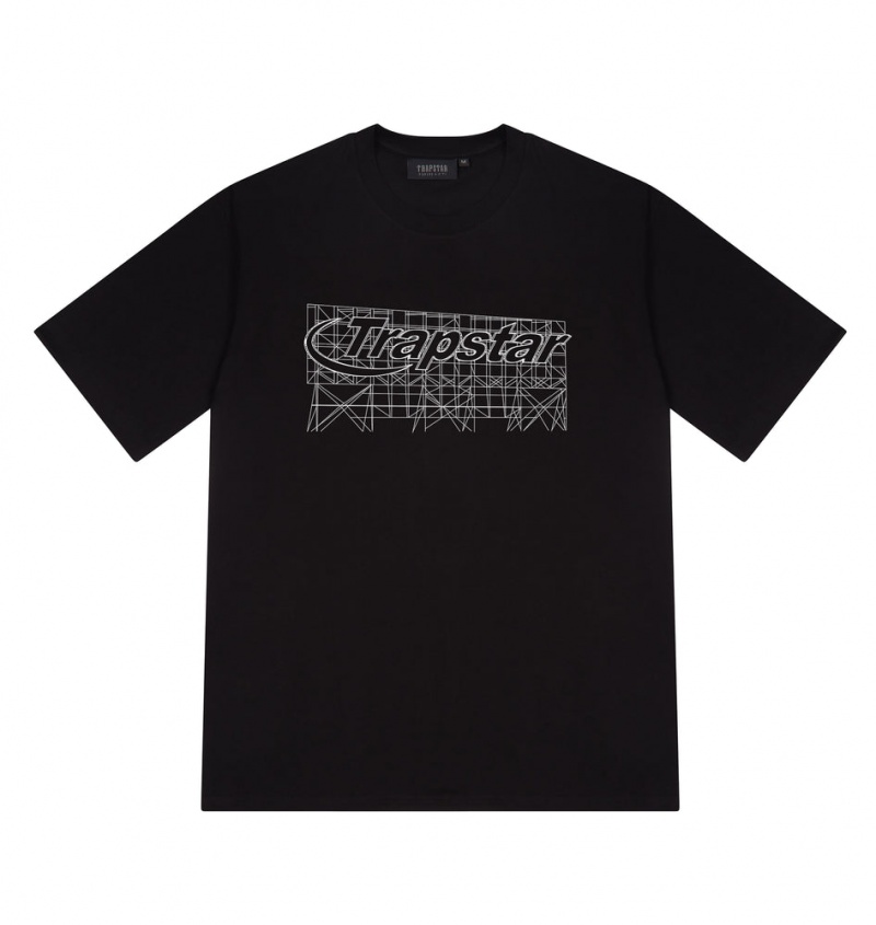 Trapstar Trapstar Hyperdrive DIY Tee Black | DIKM50168