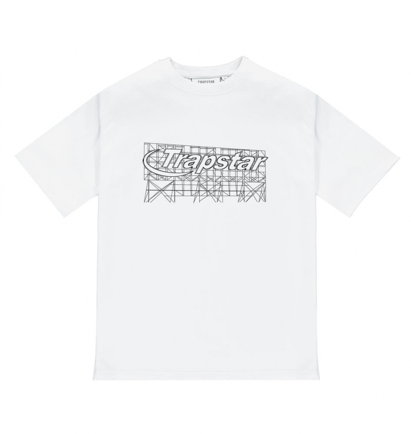 Trapstar Trapstar Hyperdrive DIY Tee White | OWQF36094