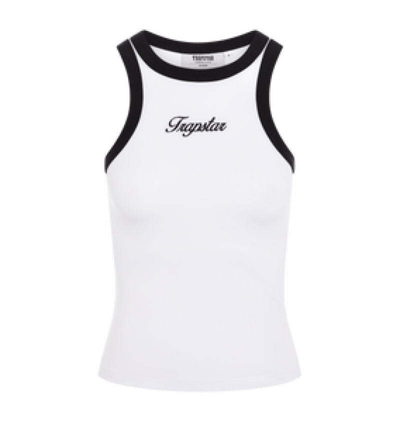 Trapstar Trapstar Racer Vest White/Black | JUQA67158