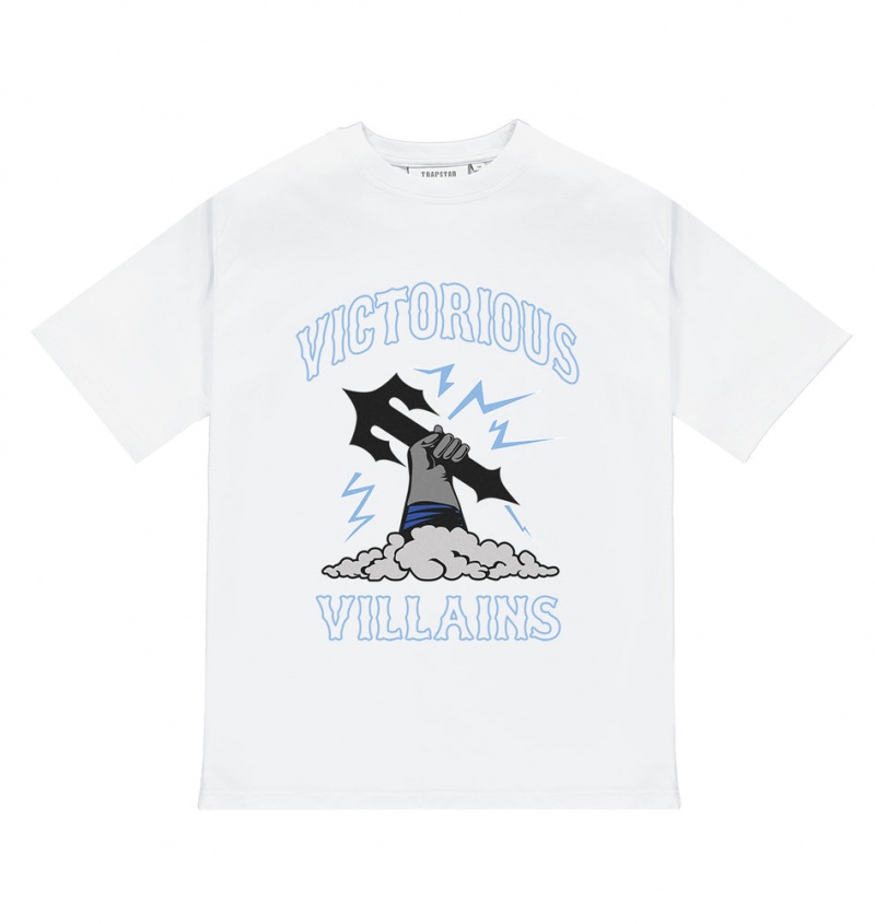 Trapstar Victorious Villains Tee White | EVRN43170