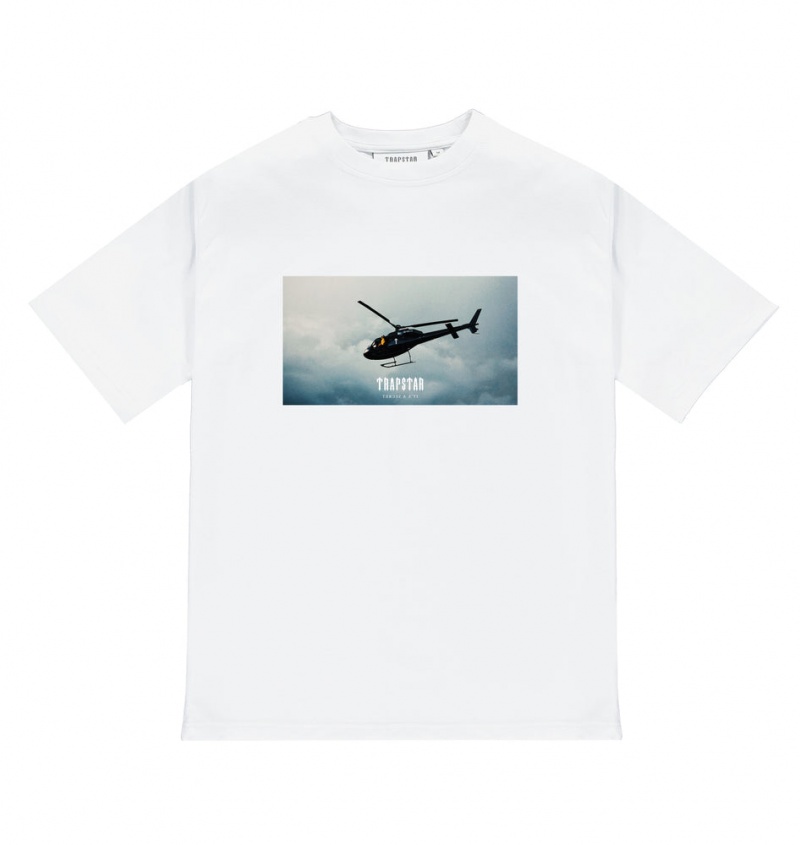 Trapstar Villains Tee White | WNJH78139